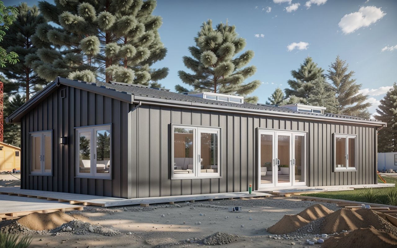 Экспресс-монтаж оснований для модульных домов: инновационные решения ускоряют строительство - Модульные дома 00039 551411882