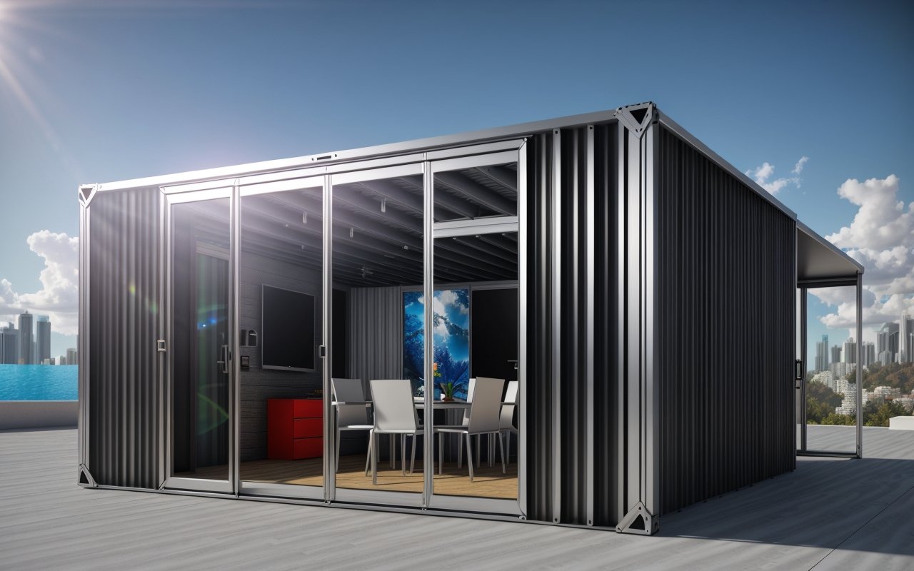 Как каркасные модули из переработанного алюминия меняют будущее экодомостроения - Модульные дома 00124 1550126845