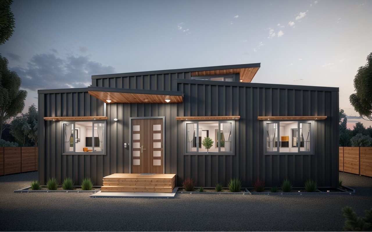 Энергоэффективные модульные дома: современные материалы и технологии для снижения расходов - Модульные дома 00205 1043685149