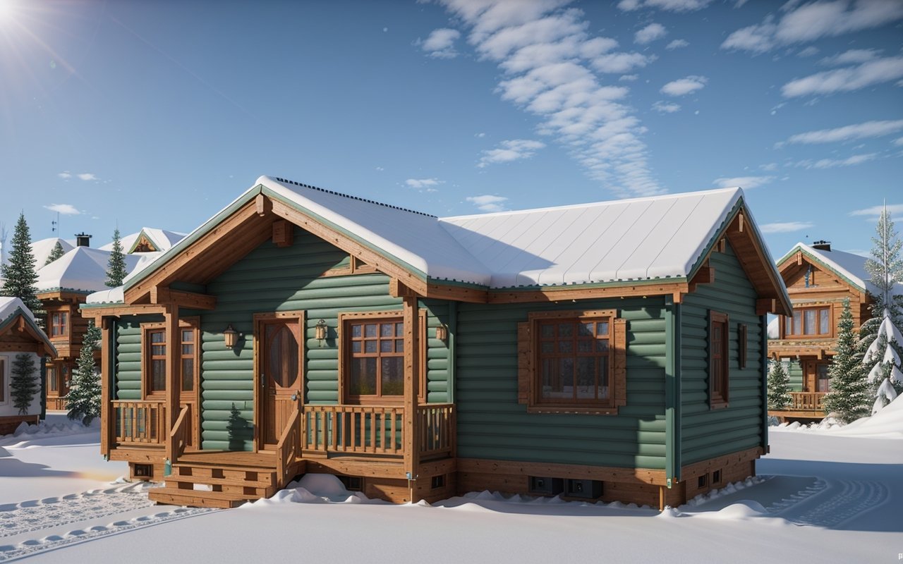 Преимущества модульных домов для удалённых и заснеженных регионов России - Модульные дома 00282 3843231726