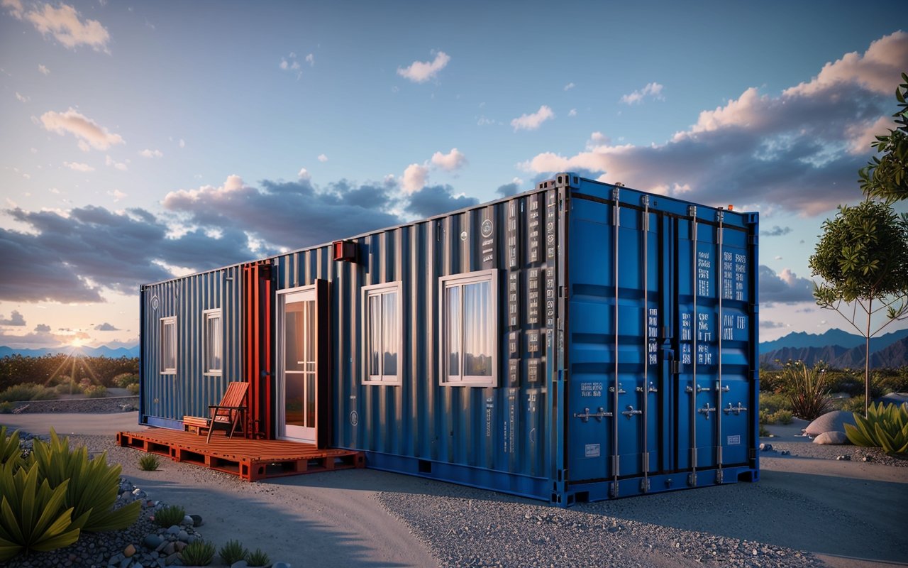 Модульные отели из переработанных контейнеров для экотуризма в труднодоступных локациях - Модульные дома 00333 166001302