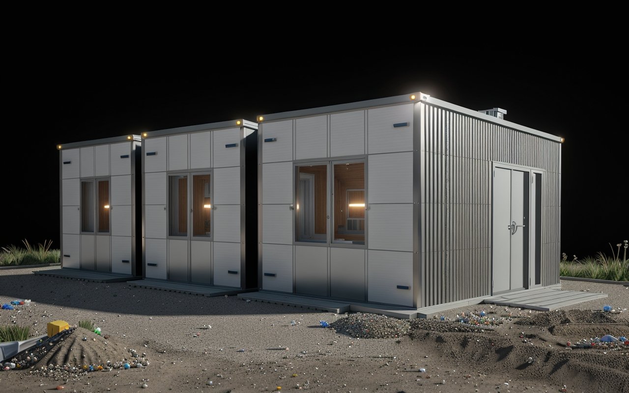 Модульные дома с биосептиками на основе энзимов для полного разложения отходов без запаха - Модульные дома 00723 2462127407