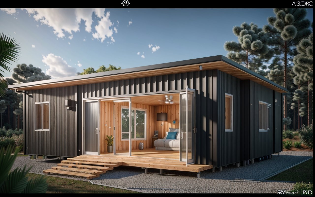 Модульные дома как устойчивое решение: экологичные материалы и энергоэффективность - Модульные дома 00831 2961122427