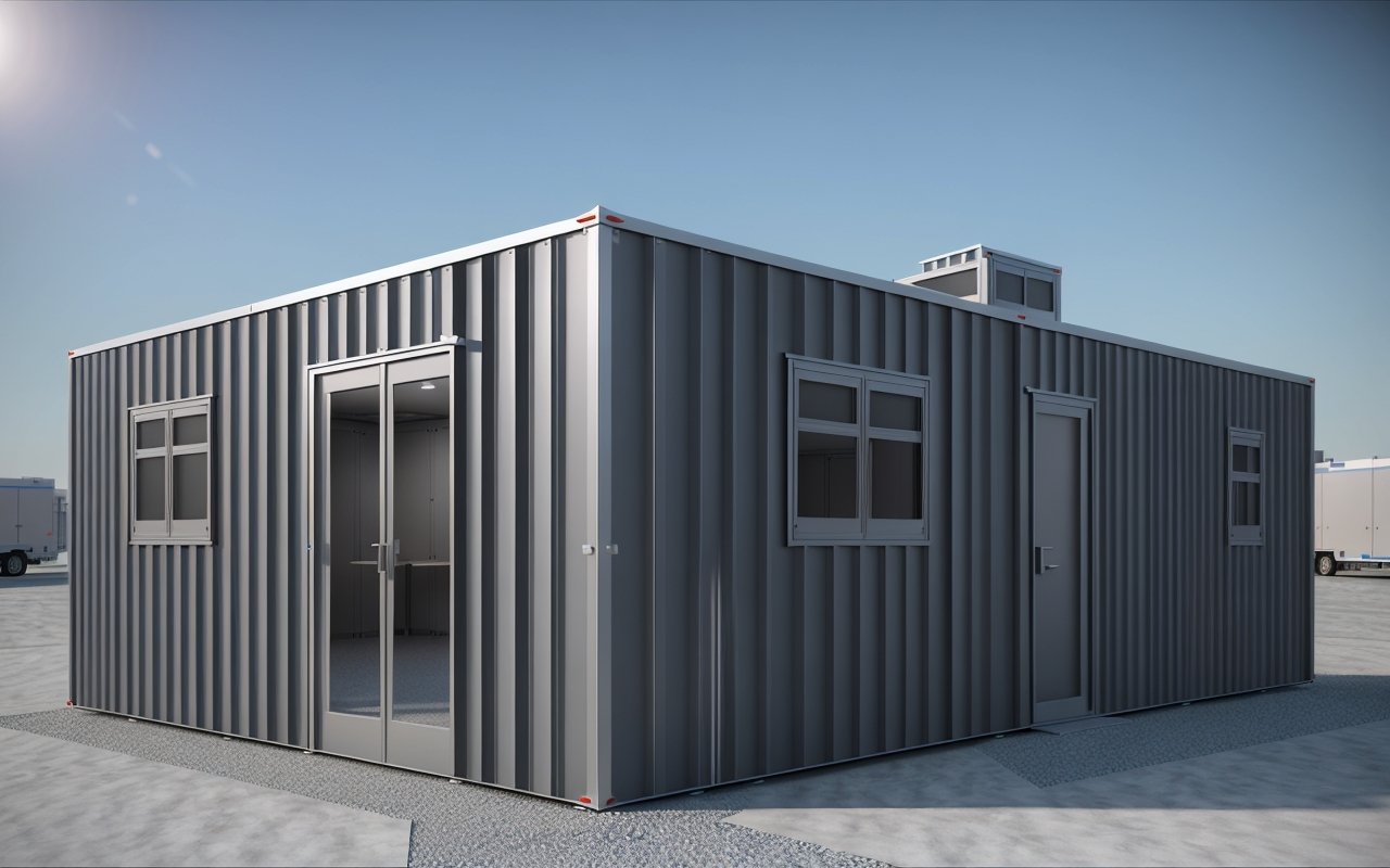 Модульные здания как быстроразвертываемые временные офисы и медпункты на крупных стройках - Модульные дома 00865 3309241779