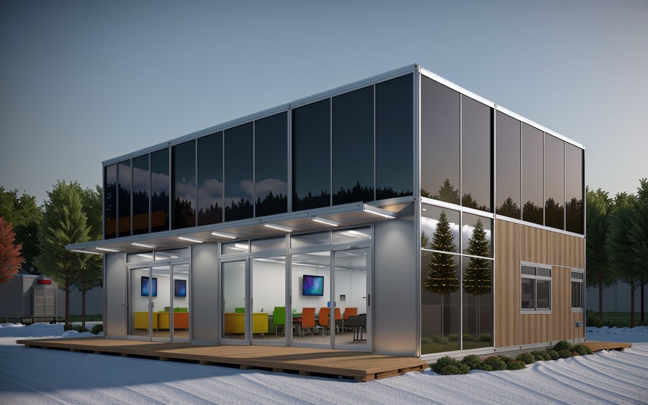 Модульные офисы-трансформеры с адаптируемой планировкой под сезонный бизнес - Модульные дома 00897 2848144121