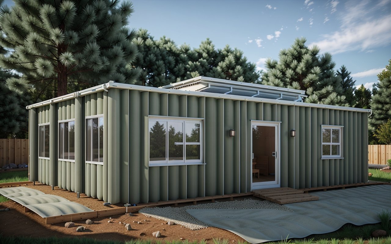 Инновационные биоразлагаемые мембраны для экологичной пароизоляции модульных домов - Модульные дома 00900 940804101