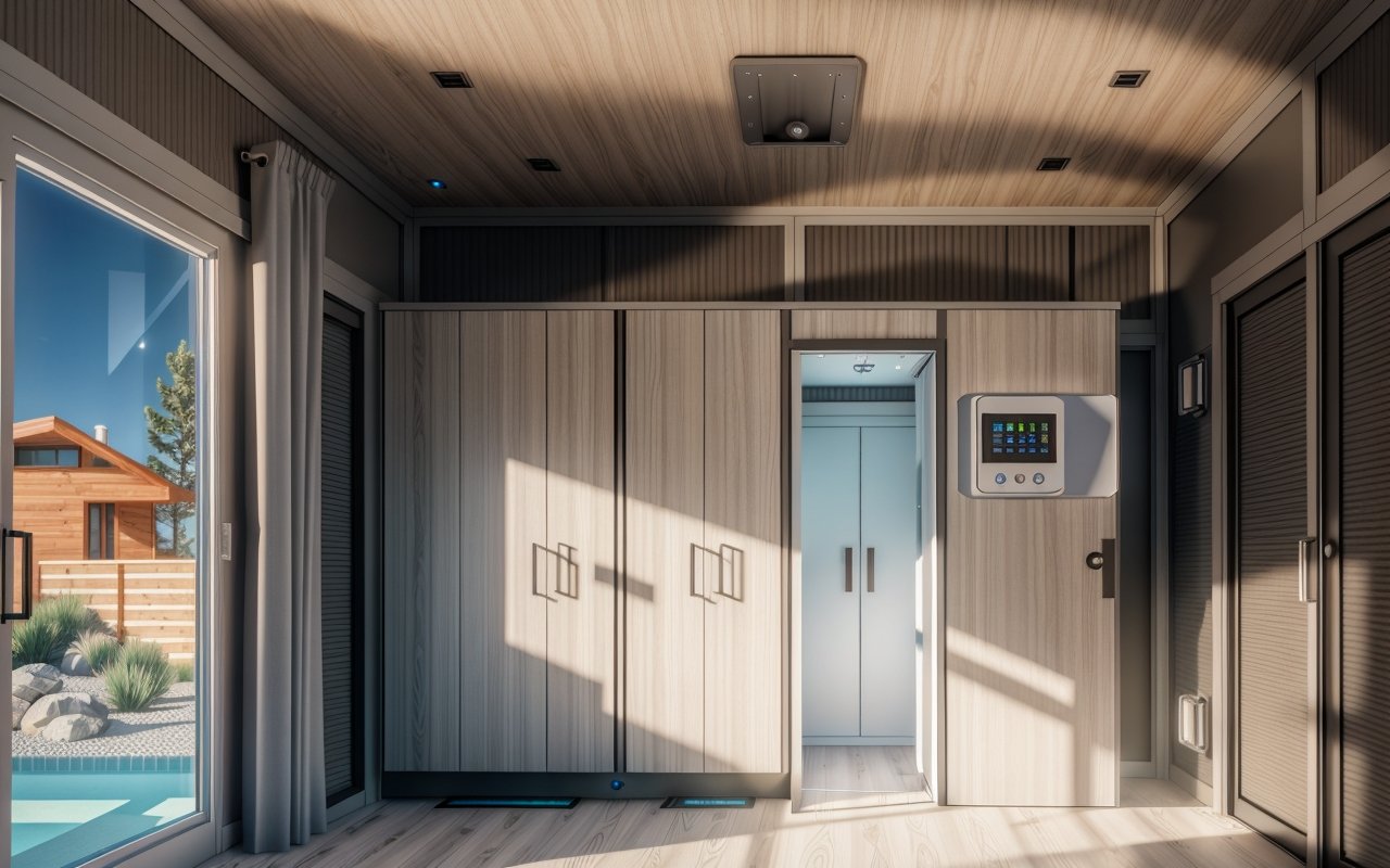 Автономные микро-генераторы в стенах модульных домов для резервного питания - Модульные дома 00909 380273980