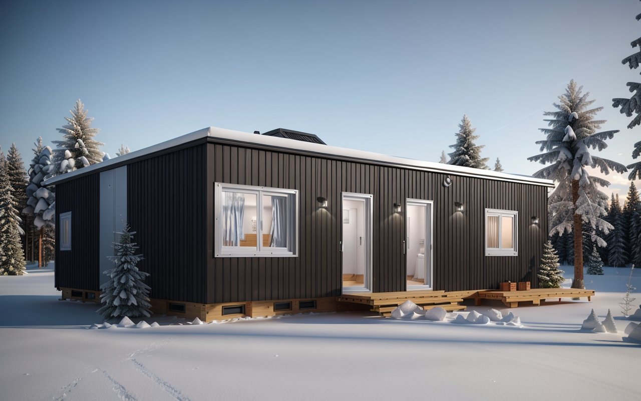 Инновационные материалы и методы утепления для утепленных модульных домов зимой и летом - Модульные дома 00911 636514887